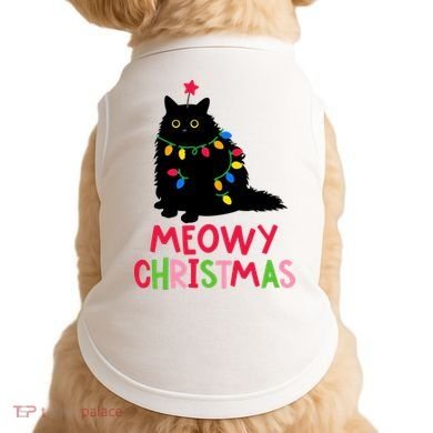 Meowy Christmas Doggie Tank
