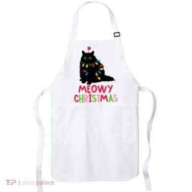 Meowy Christmas Apron