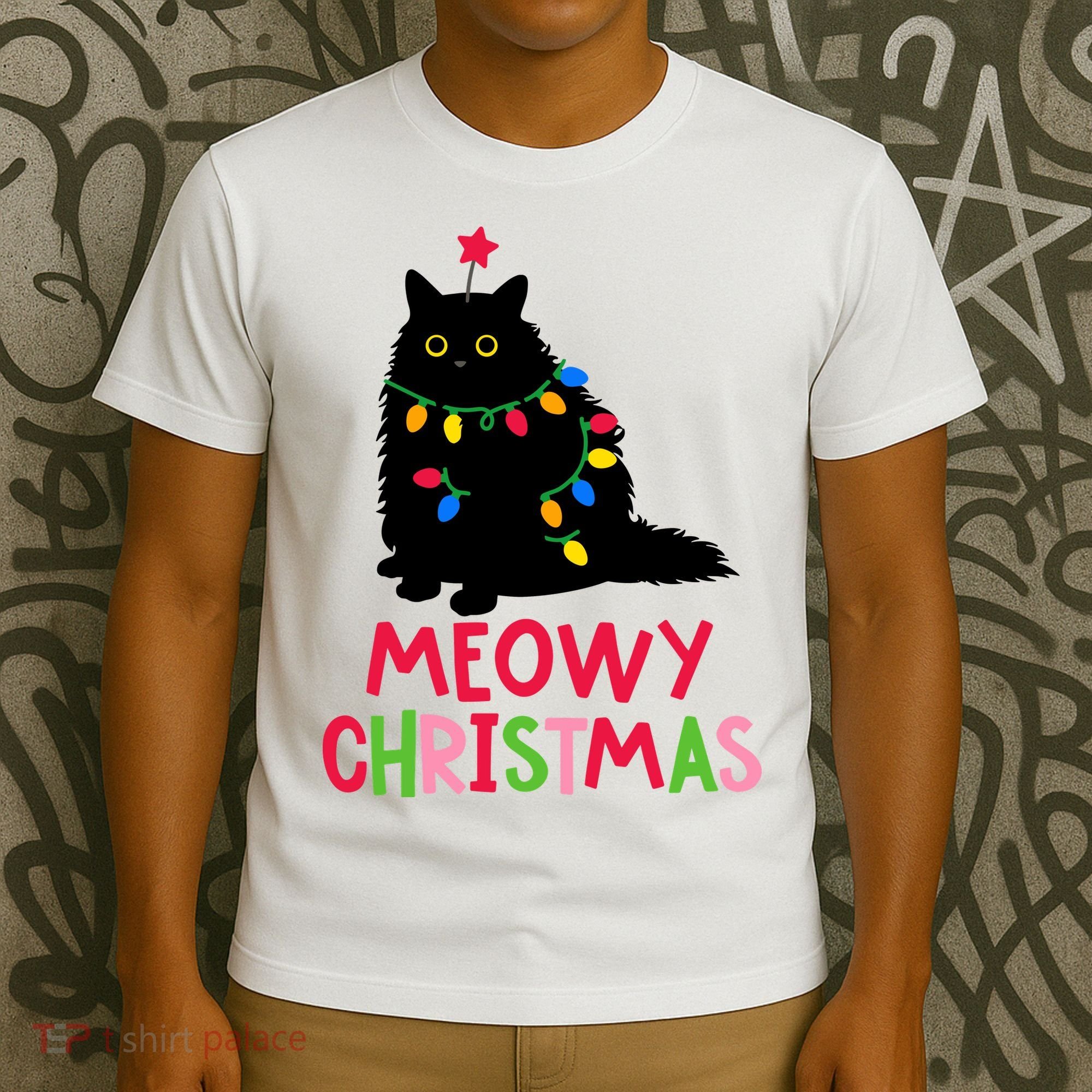 Meowy Christmas T-Shirt