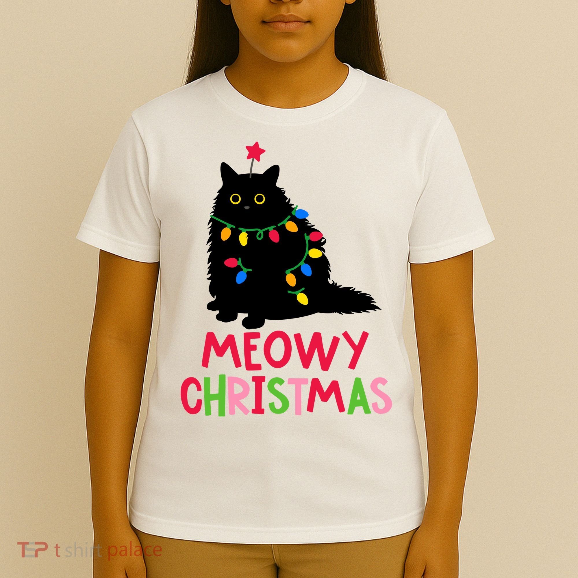 Meowy Christmas T-Shirt