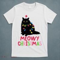 Meowy Christmas T-Shirt thumb 5