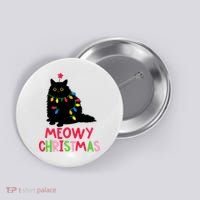 Meowy Christmas Button thumb 0