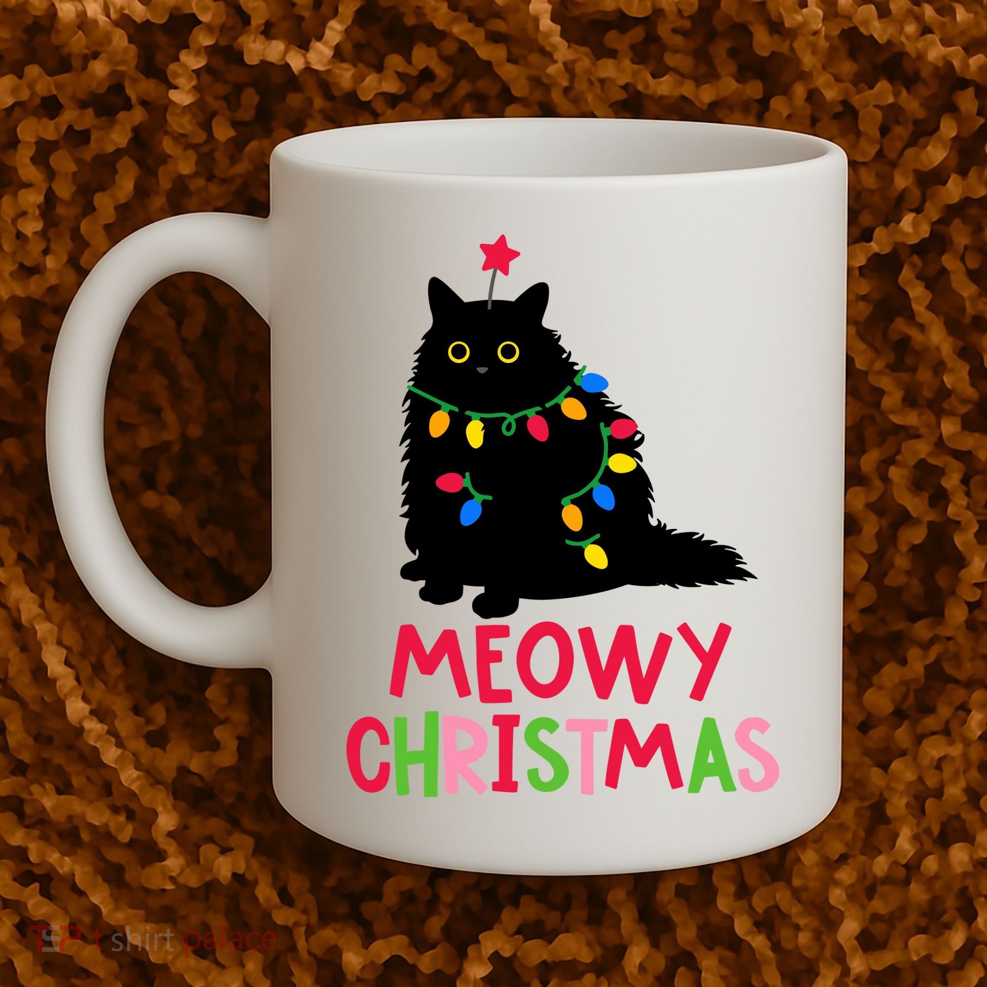 Meowy Christmas Coffee Mug