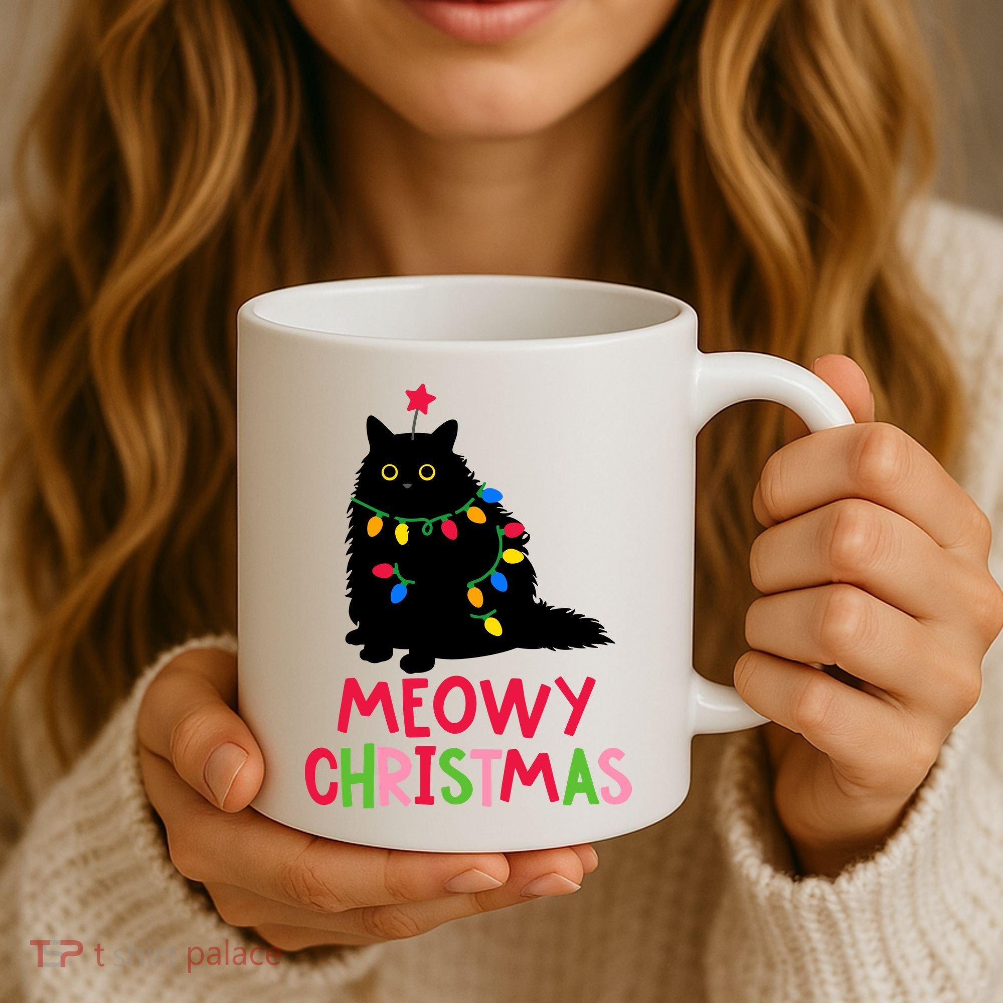 Meowy Christmas Coffee Mug