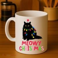 Meowy Christmas Coffee Mug thumb 4