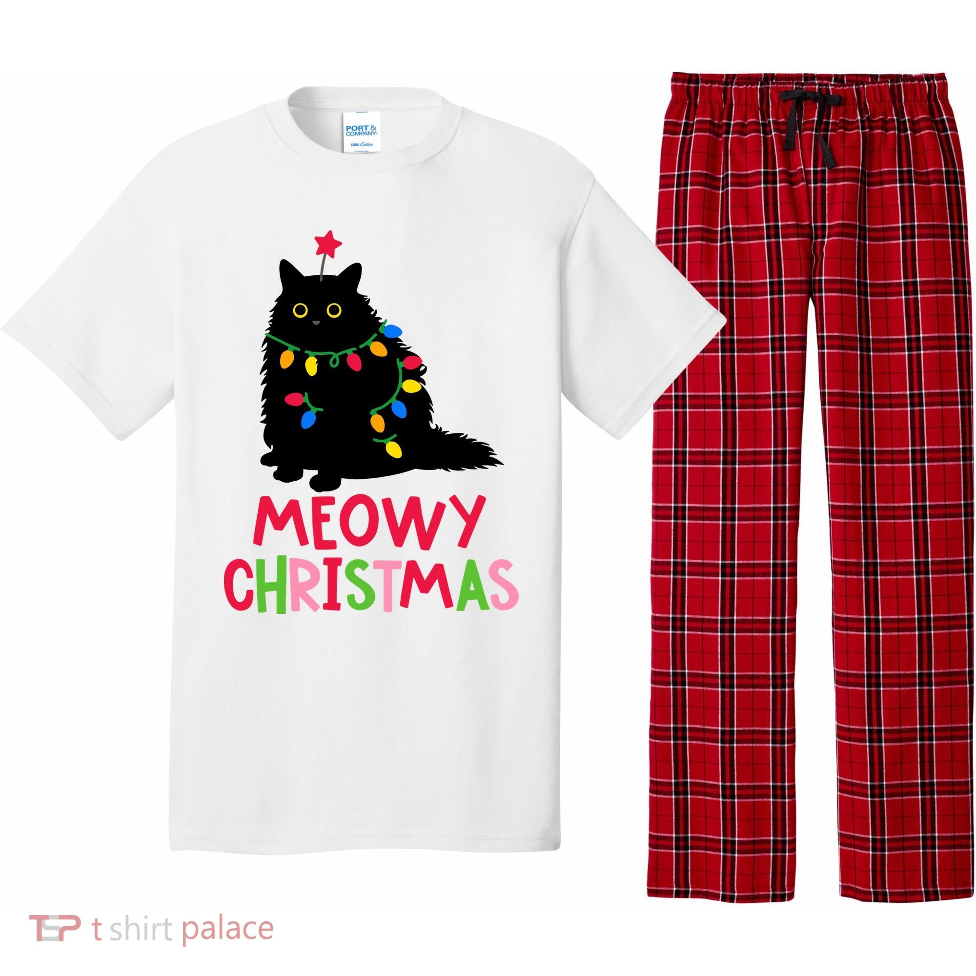Meowy Christmas Pajama Set