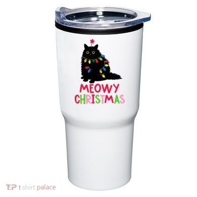 Meowy Christmas Tumbler