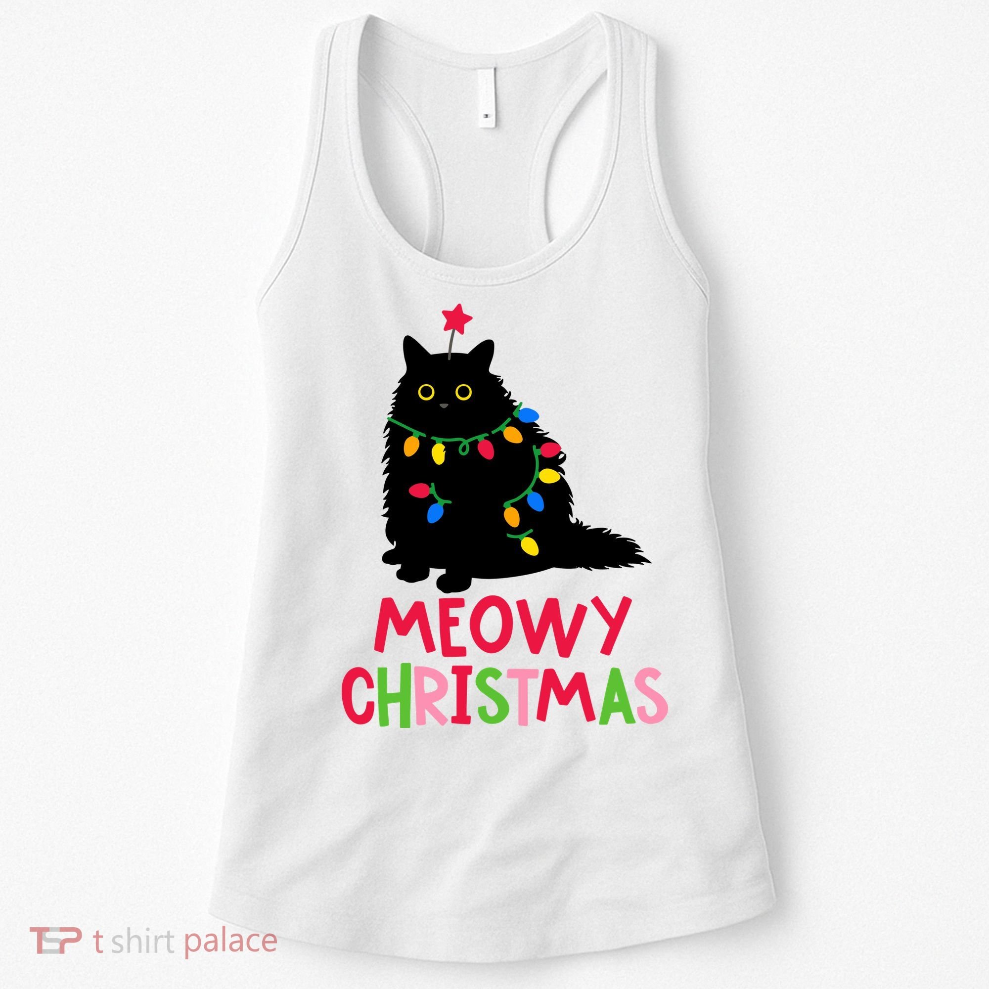 Meowy Christmas Women's Tank Top