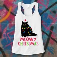 Meowy Christmas Women's Tank Top thumb 3