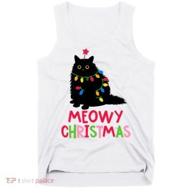 Meowy Christmas Tank Top