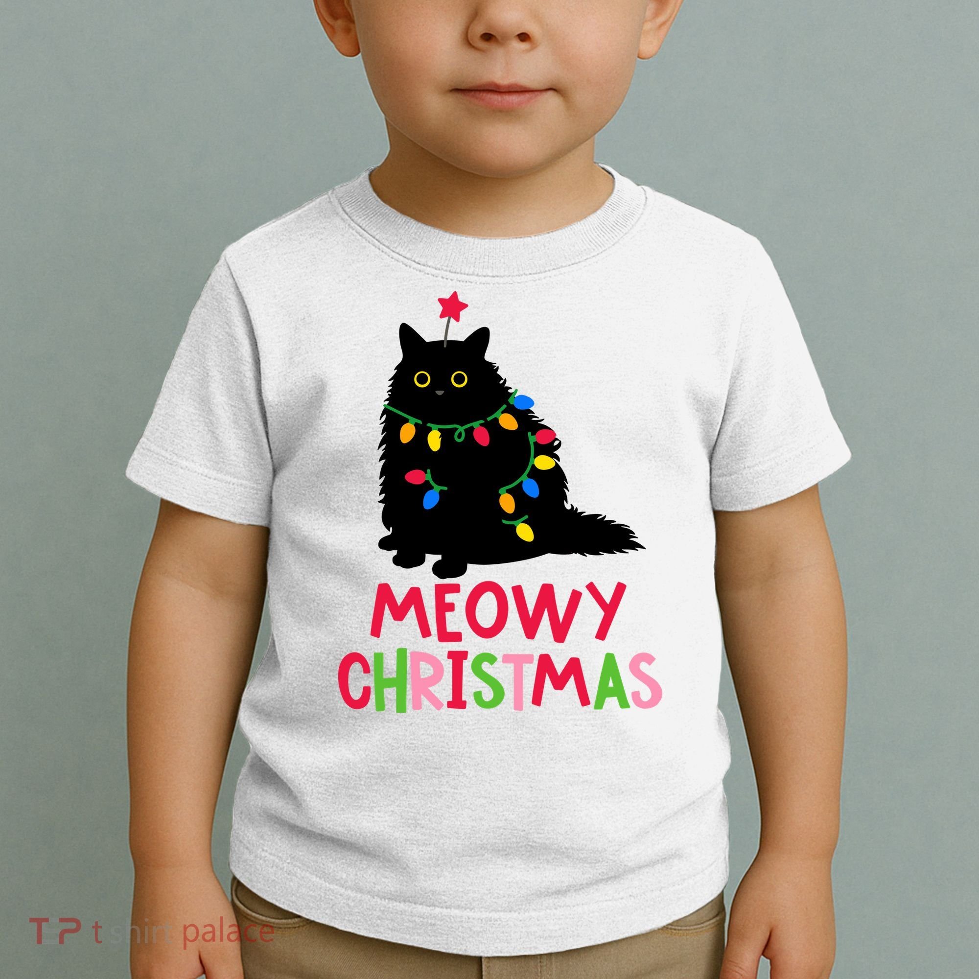 Meowy Christmas Toddler T-Shirt