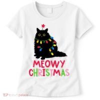 Meowy Christmas Women's T-Shirt thumb 0
