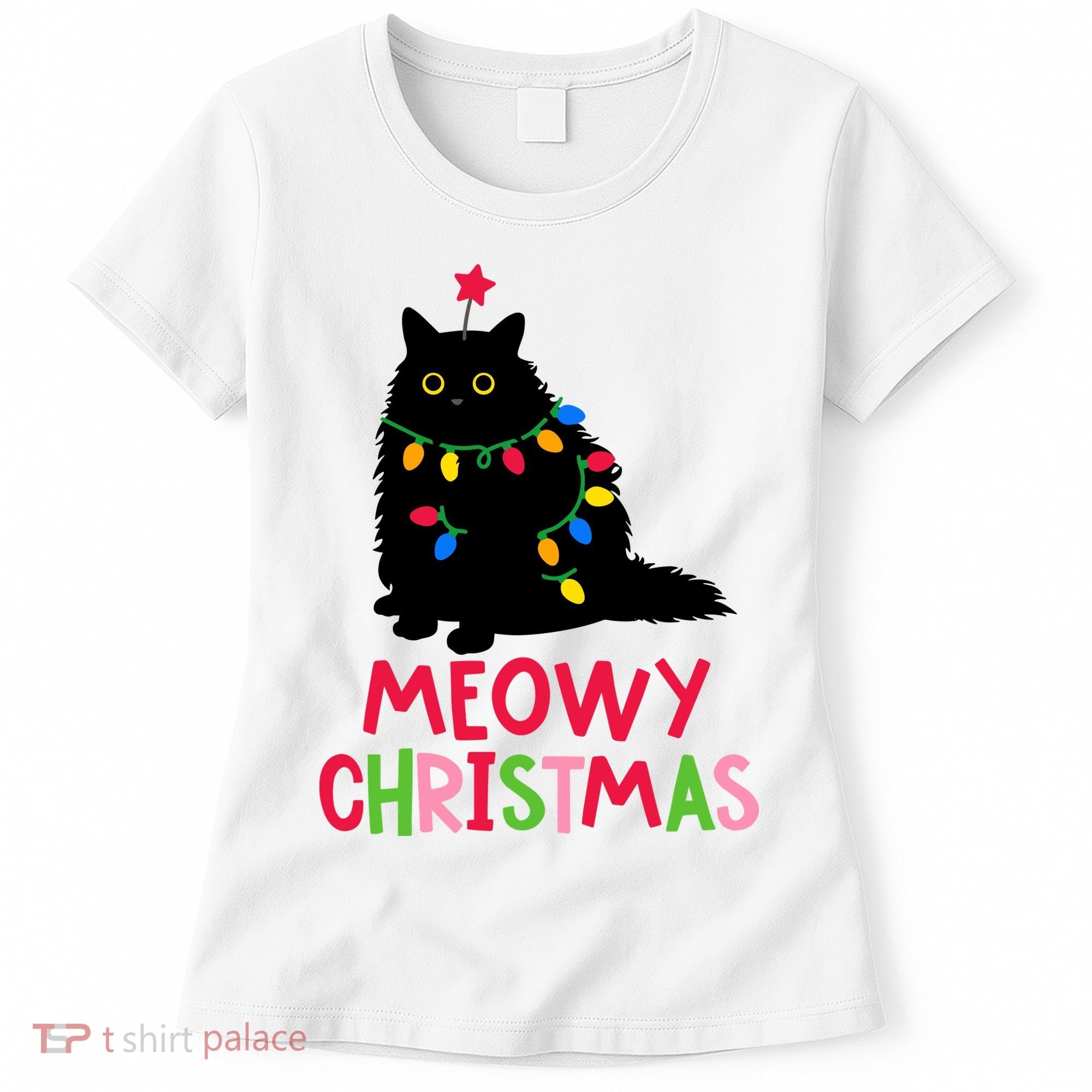 Meowy Christmas Women's T-Shirt