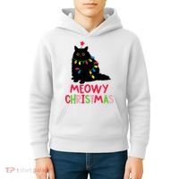 Meowy Christmas Kids Hoodie thumb 4