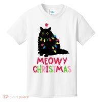 Meowy Christmas Kids T-Shirt thumb 0