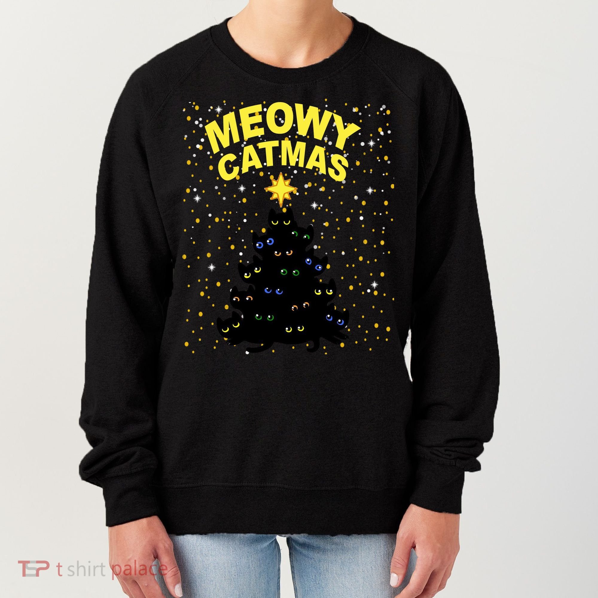 Meowy Christmas Women's Sweatshirt