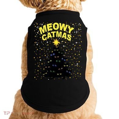 Meowy Christmas Doggie Tank
