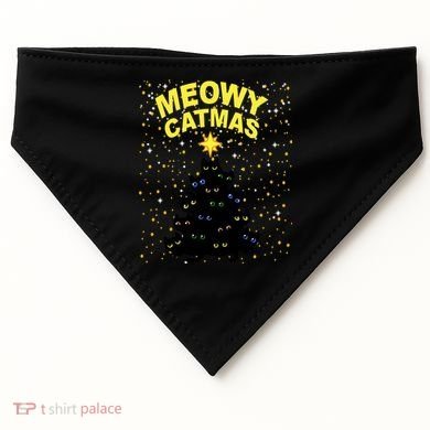 Meowy Christmas USA-Made Doggie Bandana