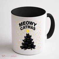 Meowy Christmas Coffee Mug thumb 1