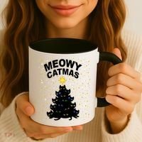Meowy Christmas Coffee Mug thumb 3
