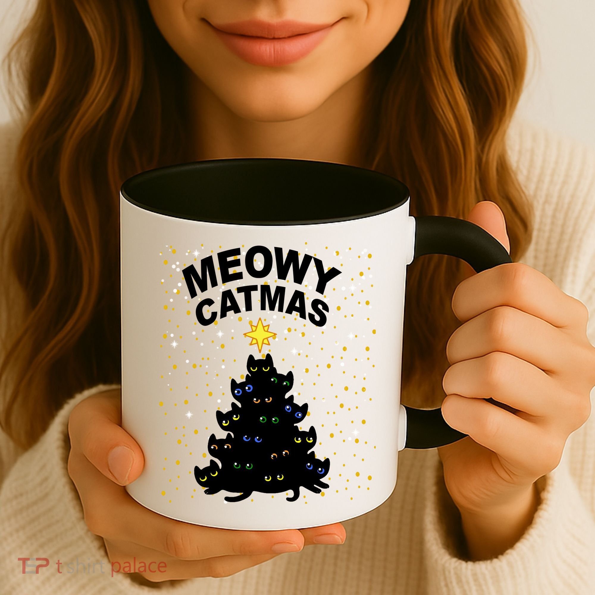 Meowy Christmas Coffee Mug