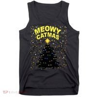 Meowy Christmas Tank Top thumb 0