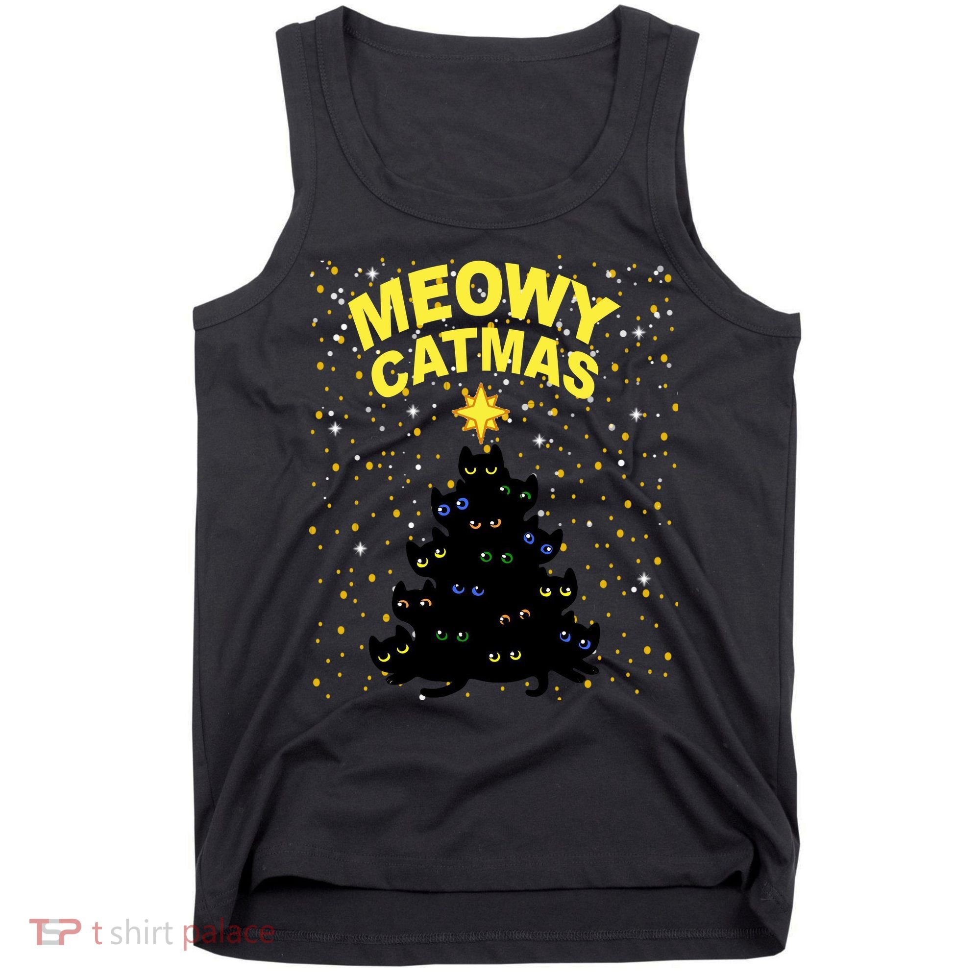 Meowy Christmas Tank Top