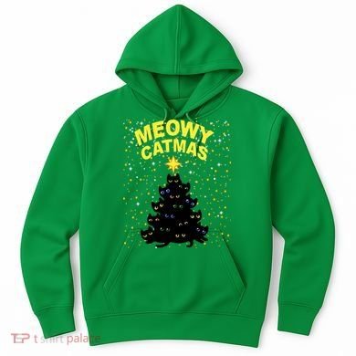 Meowy Christmas Hoodie