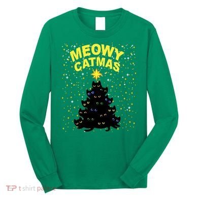 Meowy Christmas Long Sleeve Shirt