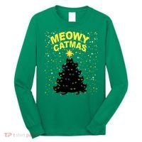 Meowy Christmas Long Sleeve Shirt thumb 0