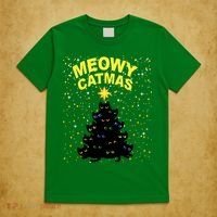 Meowy Christmas T-Shirt thumb 5