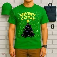 Meowy Christmas T-Shirt thumb 6