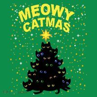 Meowy Christmas Button thumb 1