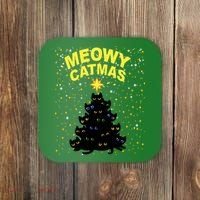 Meowy Christmas Coaster thumb 0