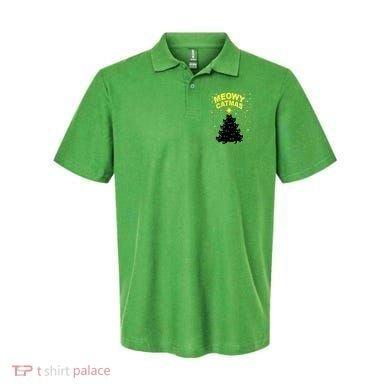 Meowy Christmas Polo