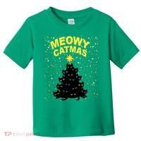 Meowy Christmas Toddler T-Shirt thumb 0