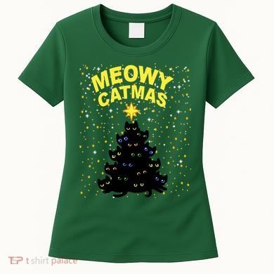 Meowy Christmas Women's T-Shirt