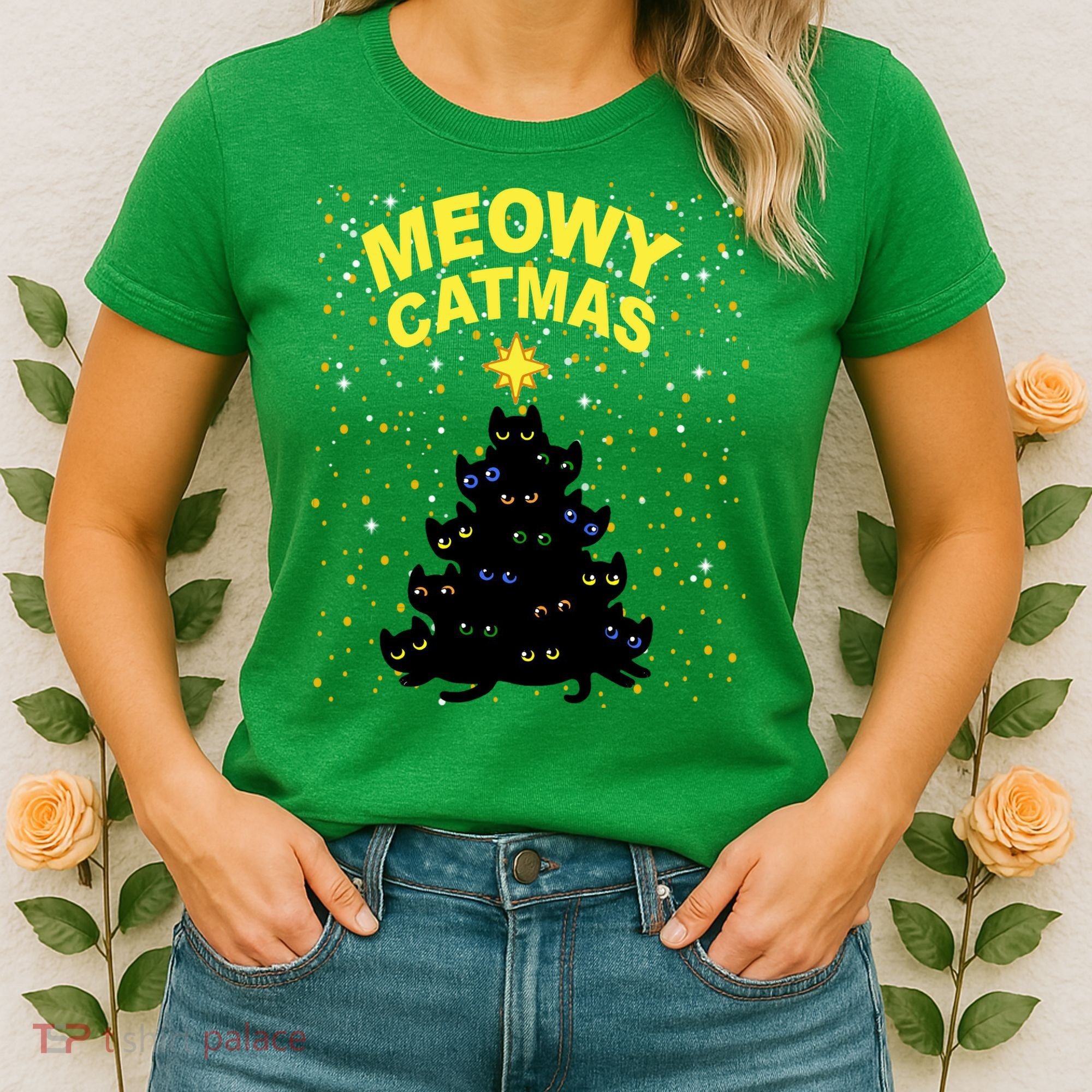 Meowy Christmas Women's T-Shirt