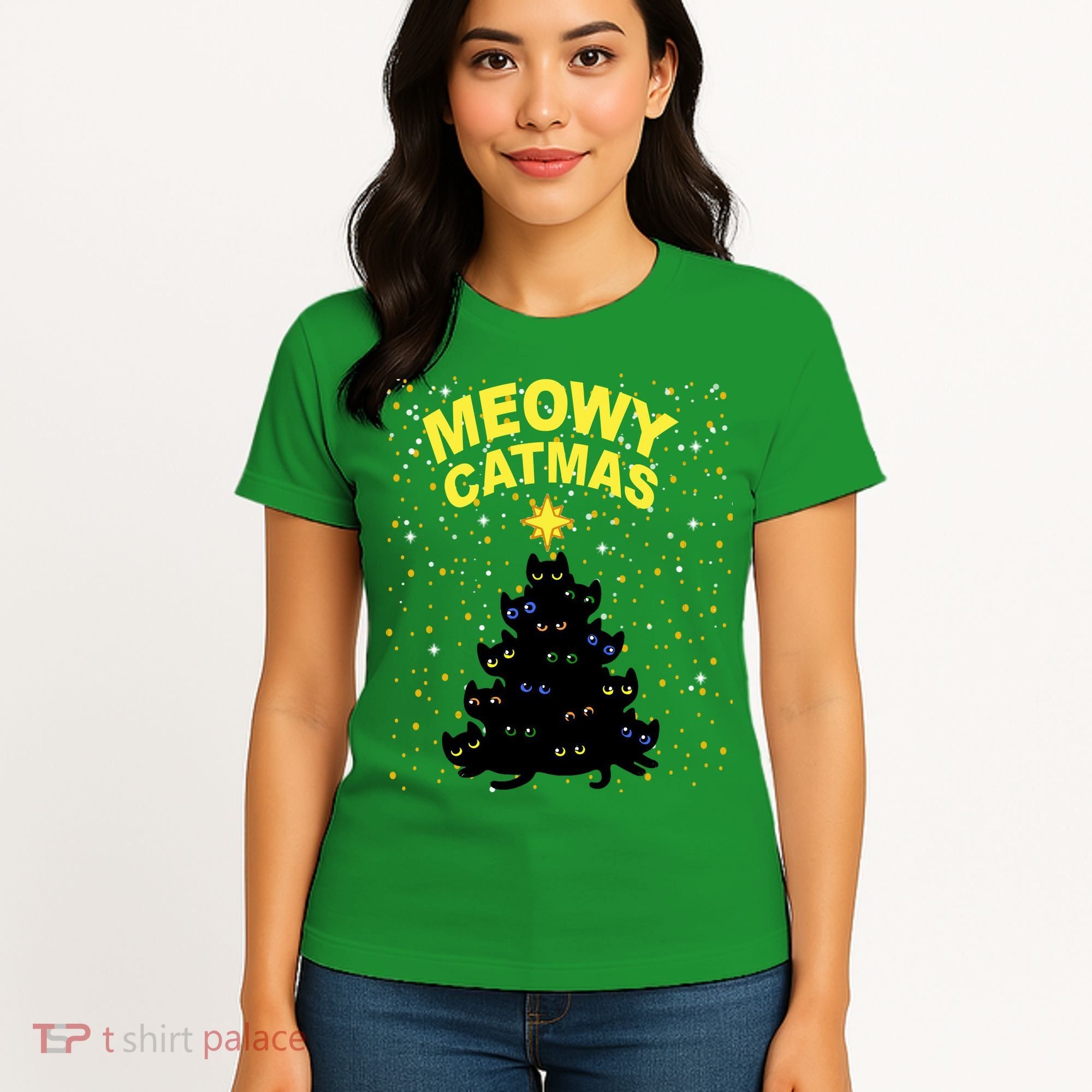 Meowy Christmas Women's T-Shirt