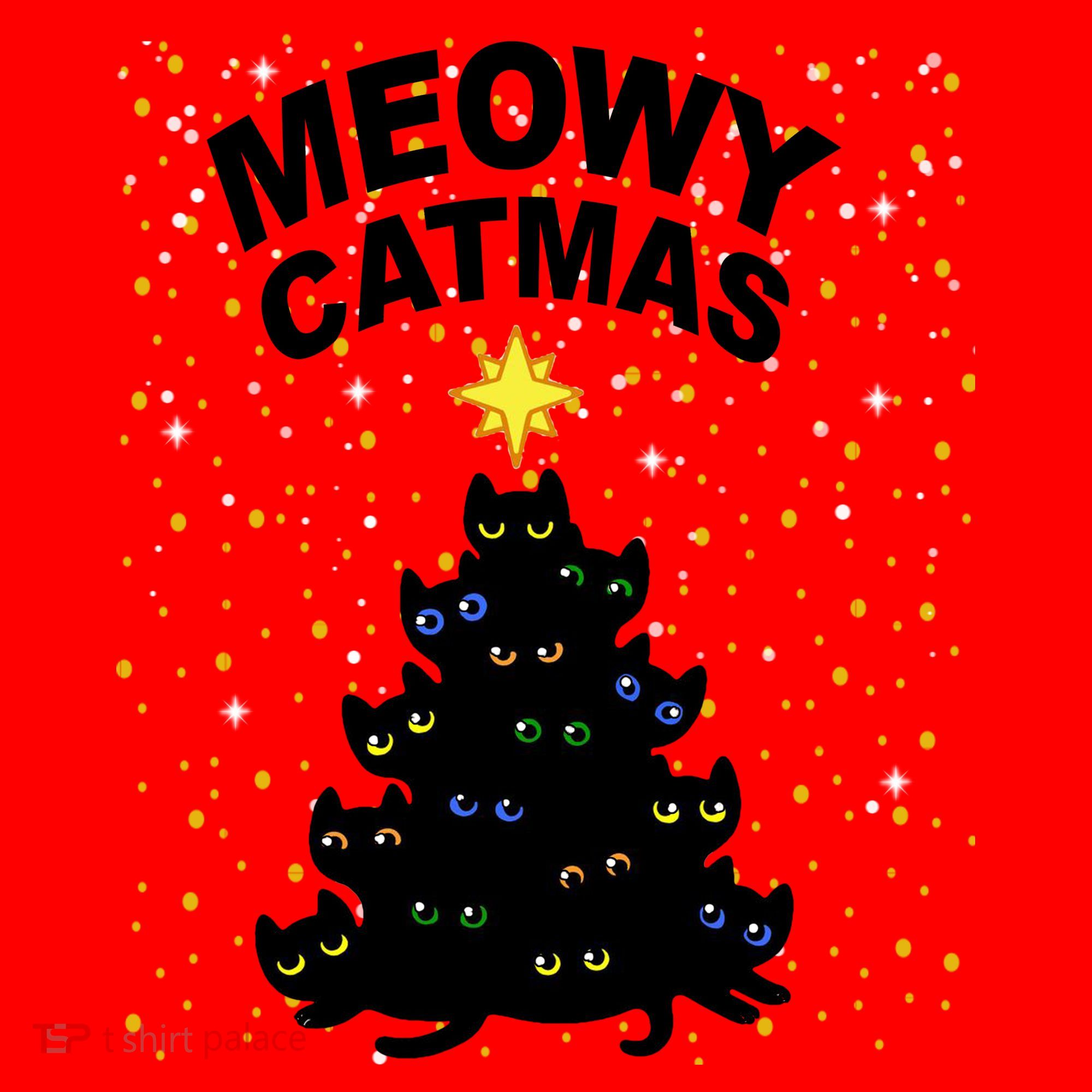 Meowy Christmas Santa Hat