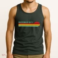 Mackinaw City Michigan Tank Top thumb 3