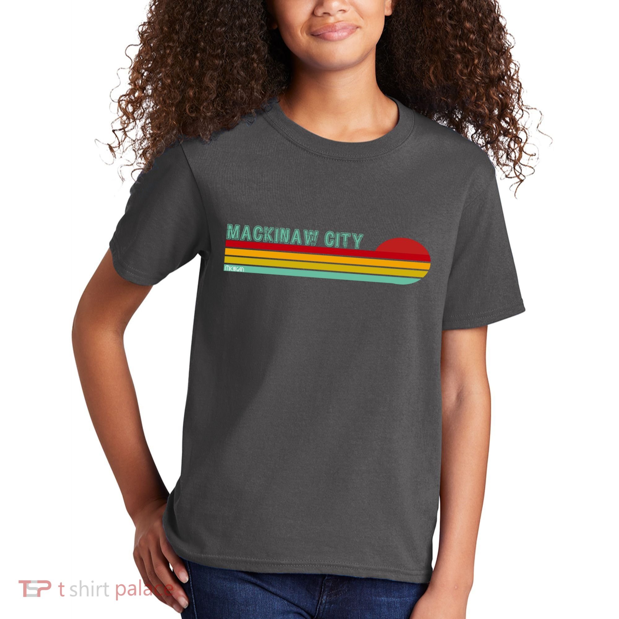 Mackinaw City Michigan Kids T-Shirt