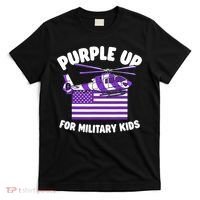 Military Child Month Purple Up For Military T-Shirt thumb 0
