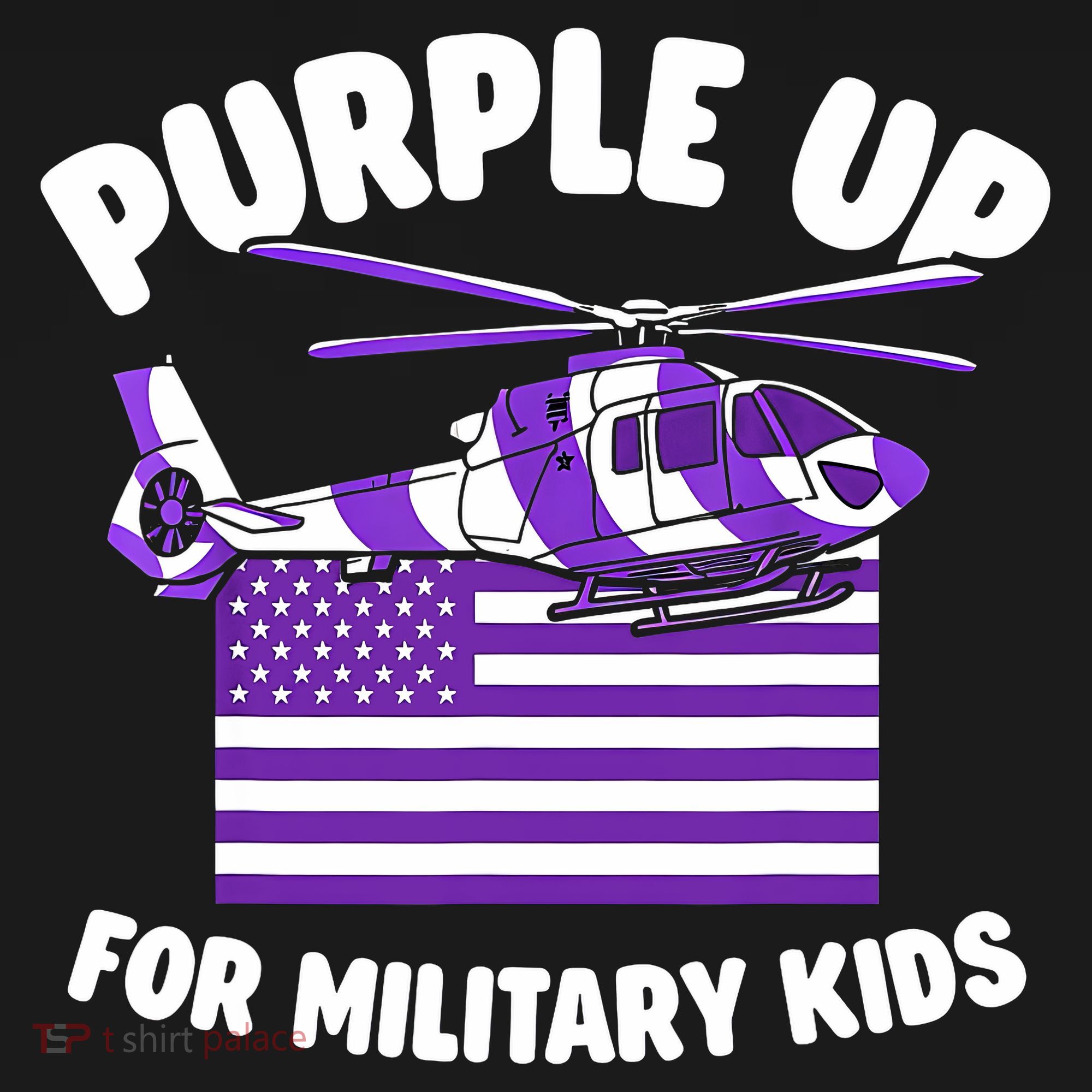 Military Child Month Purple Up For Military T-Shirt
