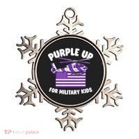 Military Child Month Purple Up For Military Ornament thumb 0