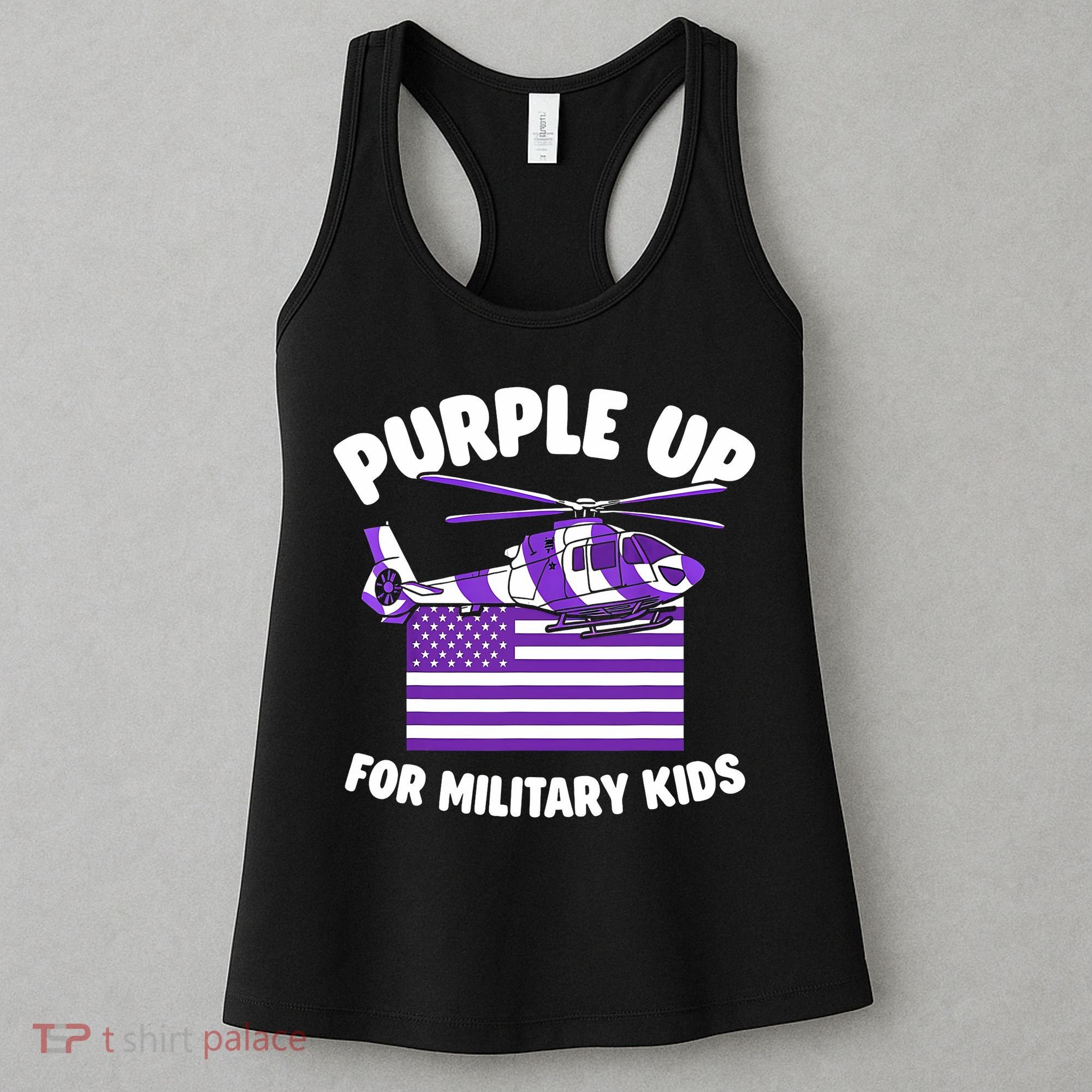 Military Child Month Purple Up For Military Women's Tank Top