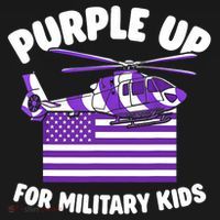 Military Child Month Purple Up For Military Women's Tank Top thumb 5