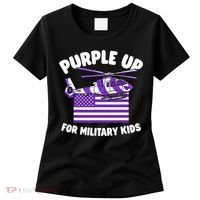 Military Child Month Purple Up For Military Women's T-Shirt thumb 0