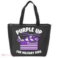 Military Child Month Purple Up For Military Tote Bag thumb 0