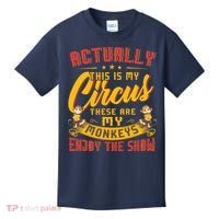 My Circus My Monkeys Funny Gift For Kids T-Shirt thumb 0